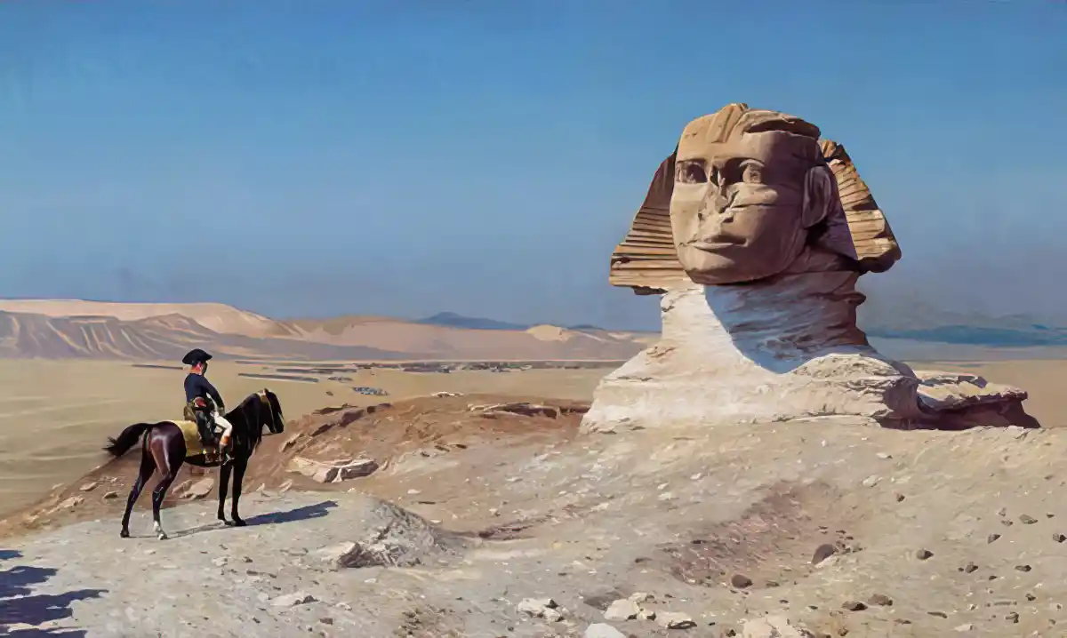 Napoleon at the Great Sphinx in 1798 Napoleon at the Great Sphinx in 1798