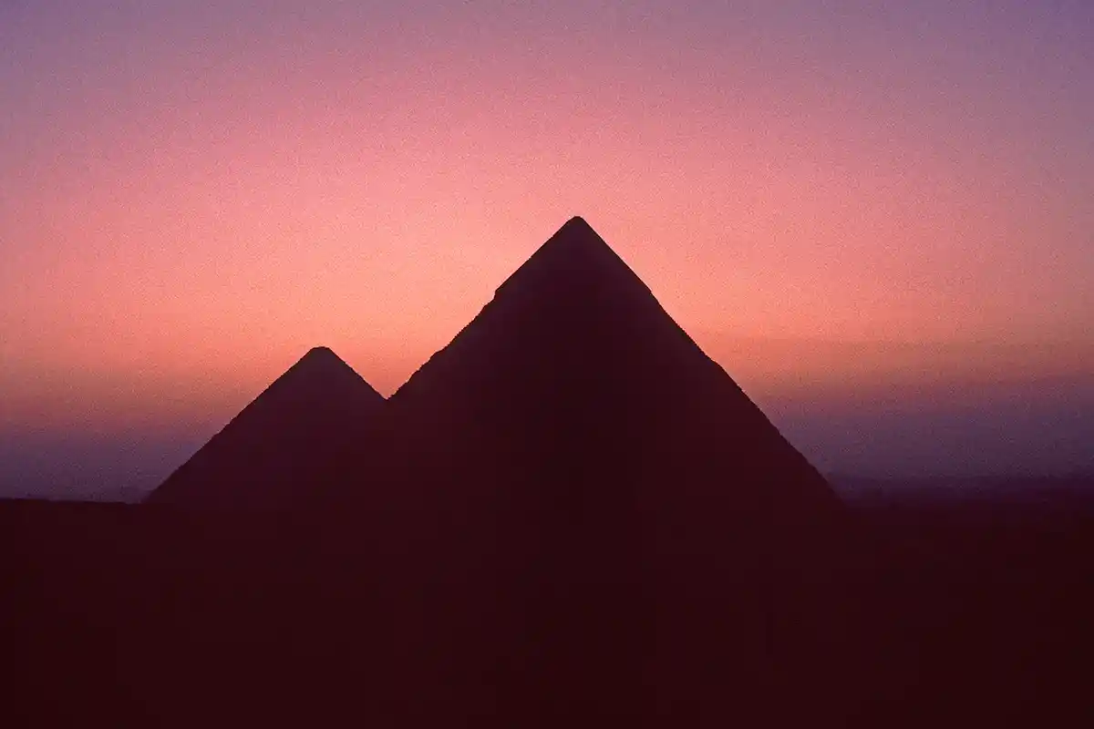 The Giza Pyramids, Egypt