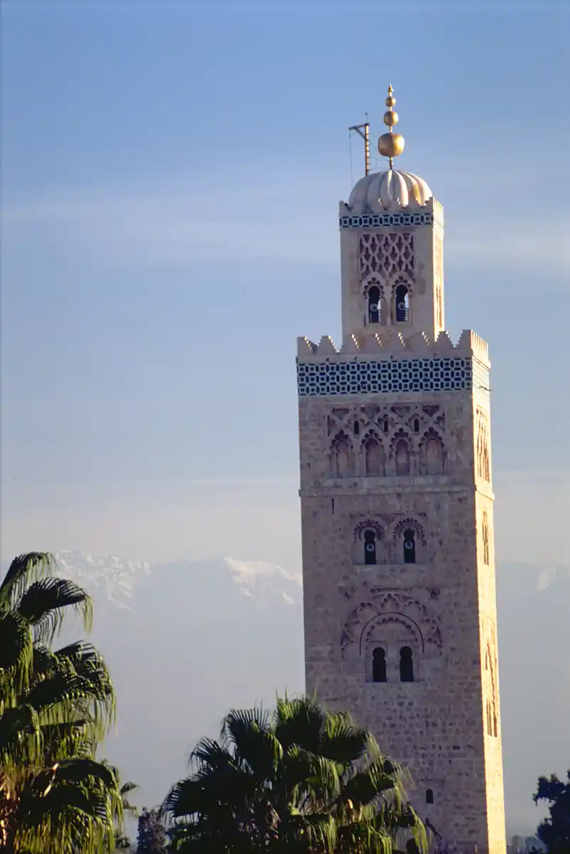 Minaret of Koutoubia Mosque, Marrakesh Minaret of Koutoubia Mosque, Marrakesh