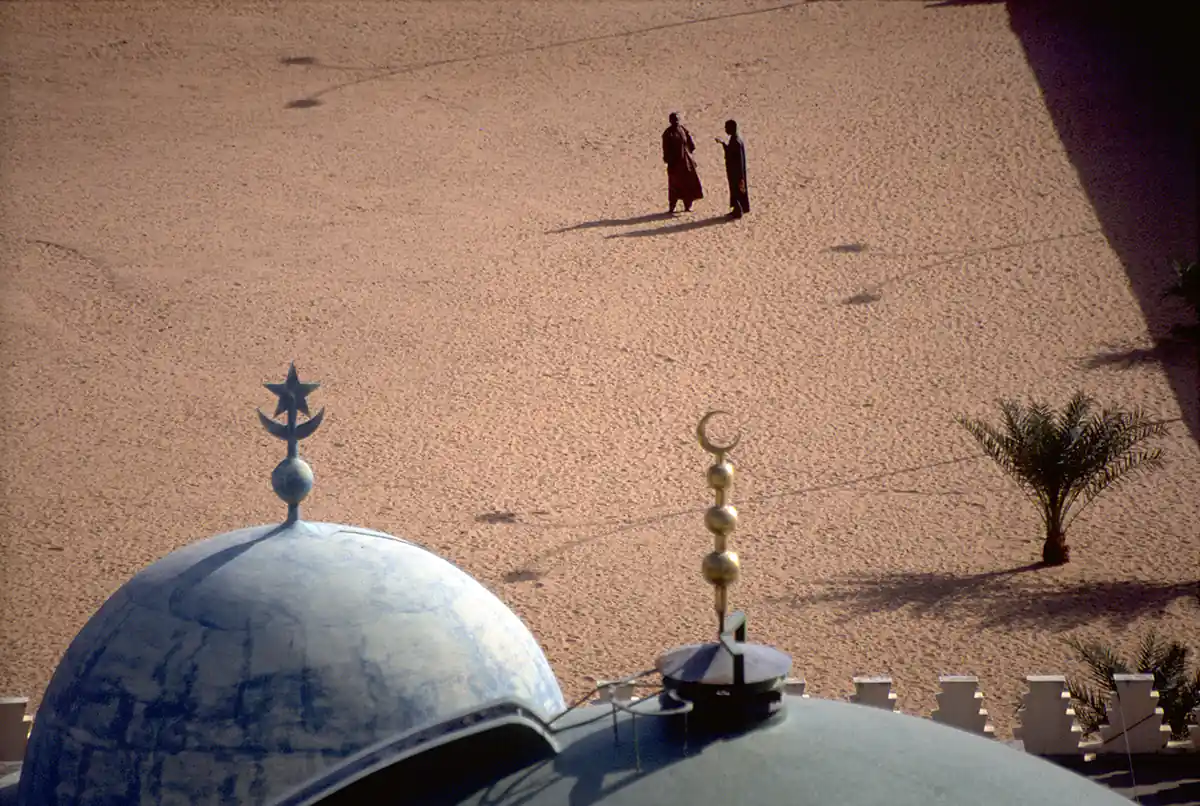 A view from the minaret, Touba mosque A view from the minaret, Touba mosque