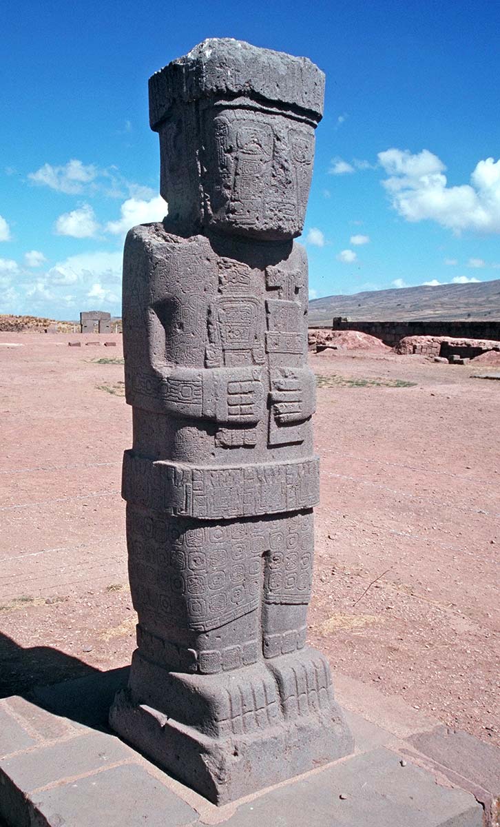 Stela 8, Kalasasaya temple, Tiahuanaco