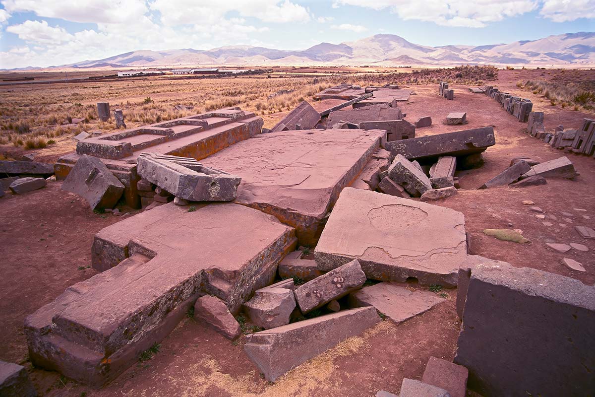 Puma Punku ruins, Tiahuanaco, Bolivia