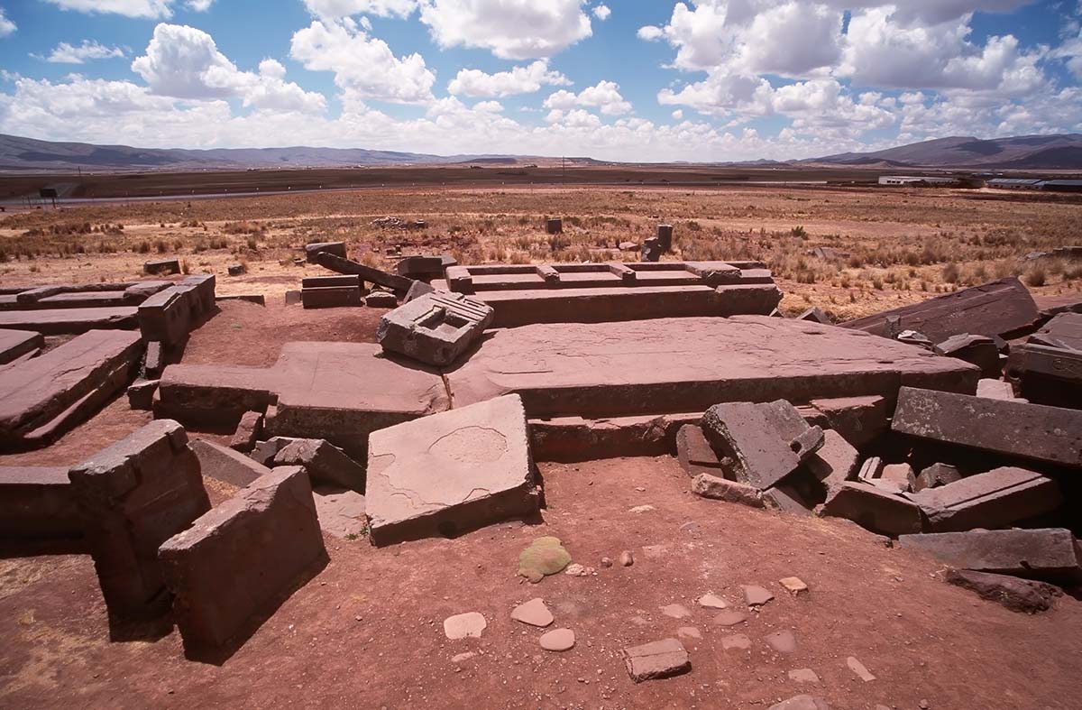 Puma Punku ruins, Tiahuanaco, Bolivia