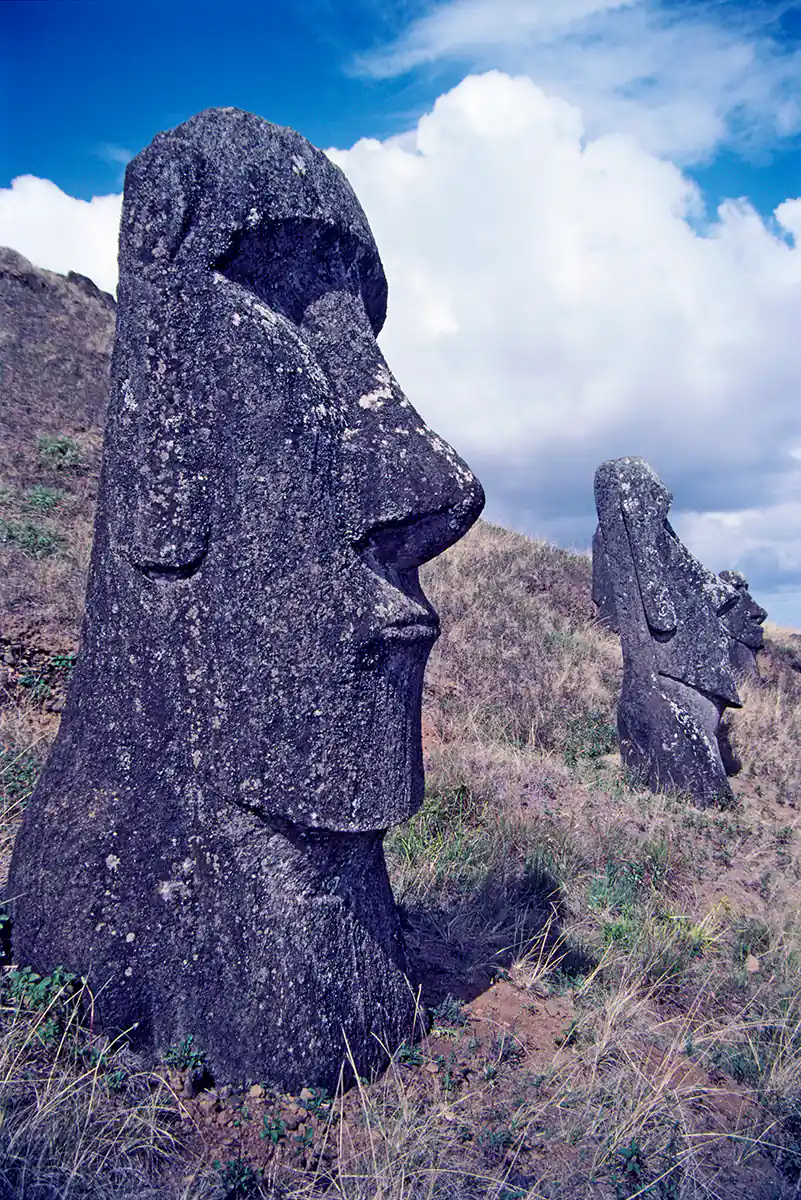 Moai statues, Easter Island Moai statues, Easter Island
