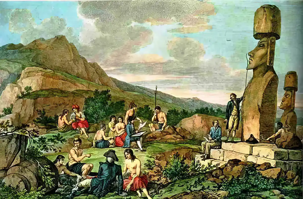 Easter Island Painting