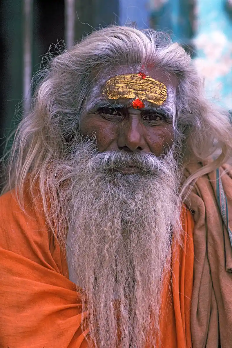 Sadhu at the shrine of Tirupparankunram, Tamil Nadu, India
