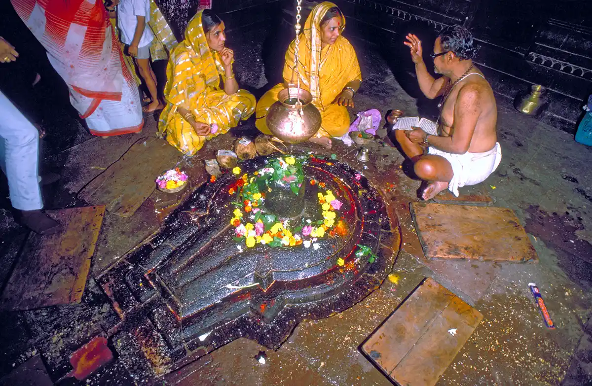 The Jyotir Linga Shiva shrine of Grineshwar, India The Jyotir Linga Shiva shrine of Grineshwar, India