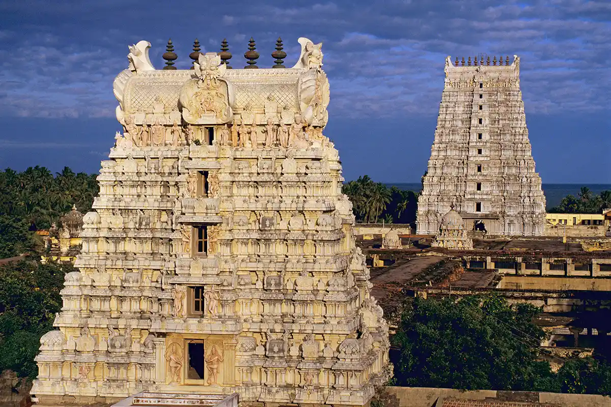 The great Shiva temple of Rameshvaram, India