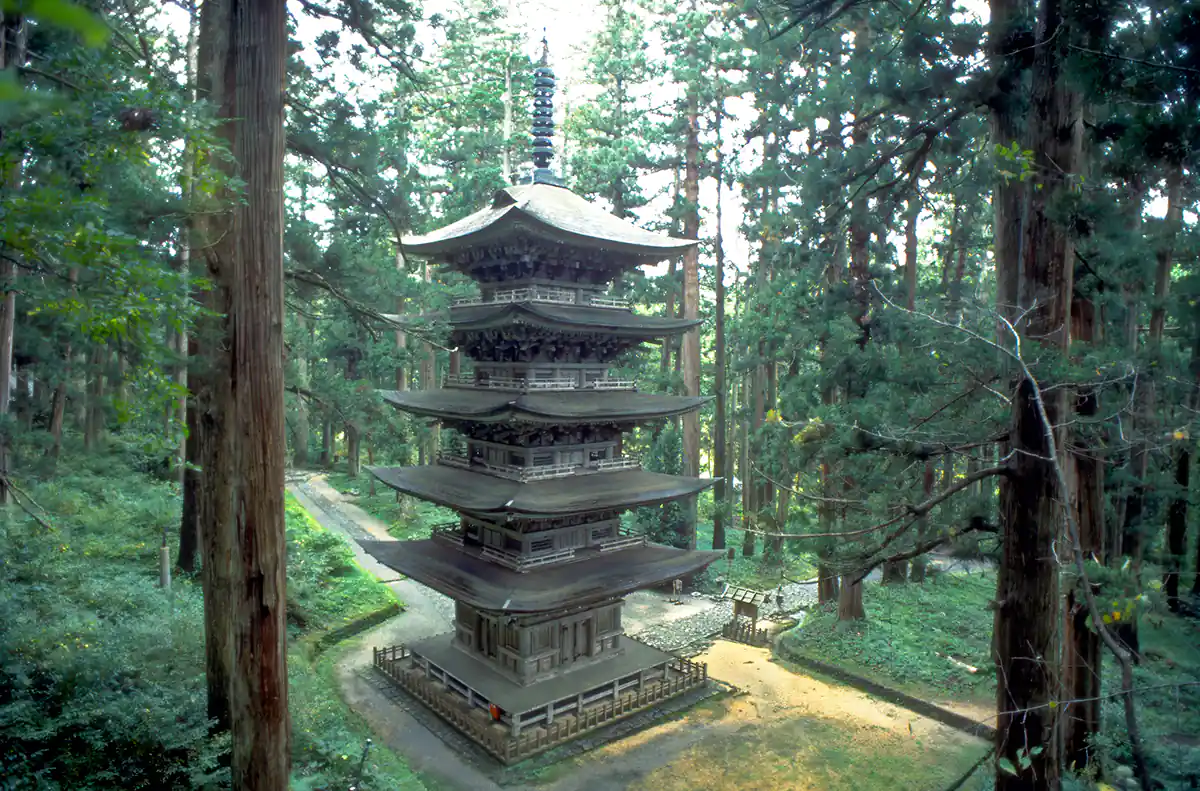 Haguro San, Go-Jyu-No-To Five-storied Pagoda