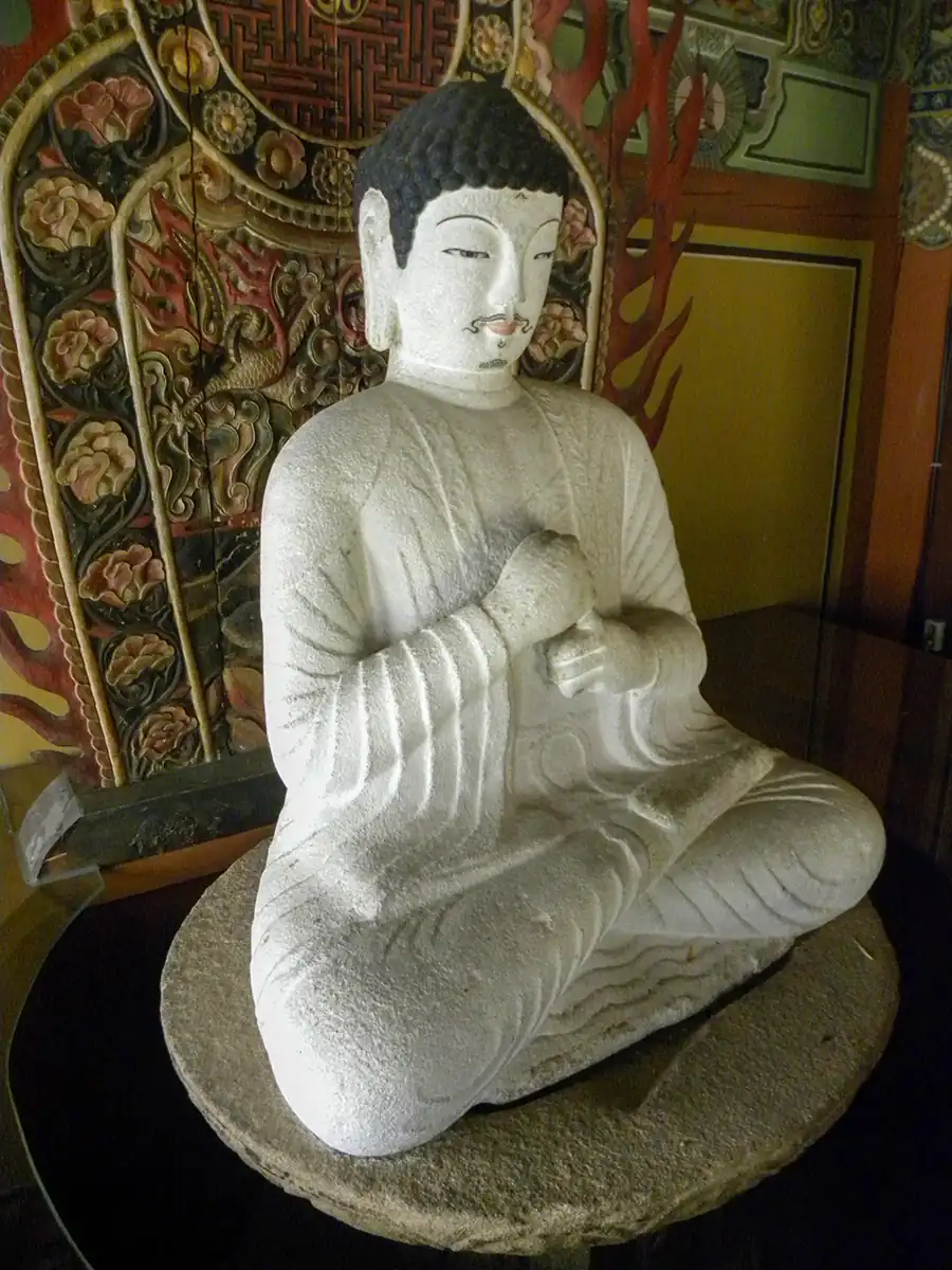 Stone statue of Vairocana Buddha, Chukseo-sa Temple, Mt. Munsu-san
