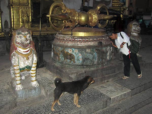 Dorje at Swayambhunath Stupa, Kathmandu, Nepal