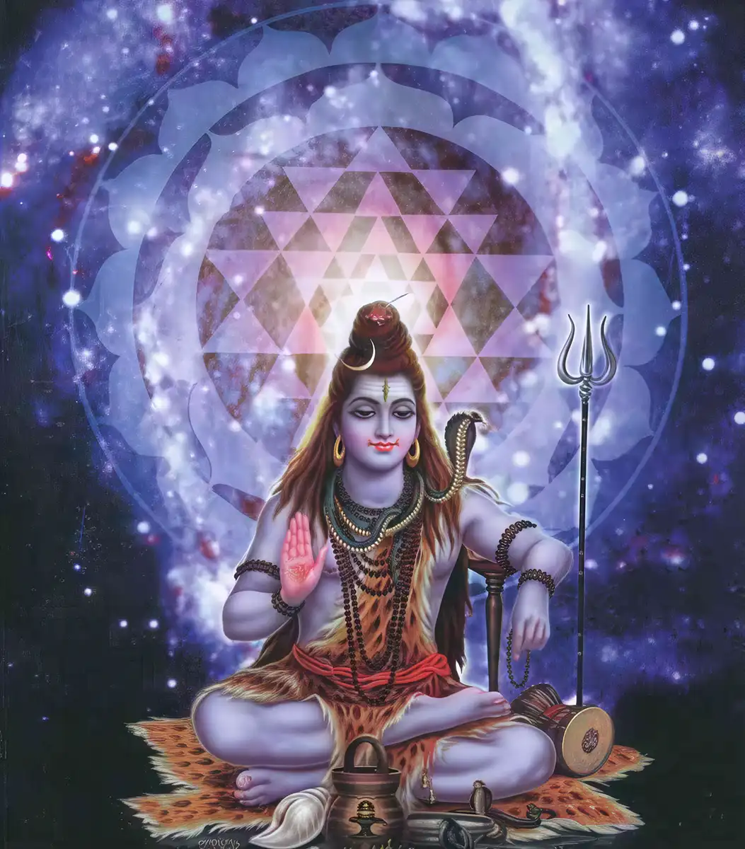 Shiva meditating Shiva meditating