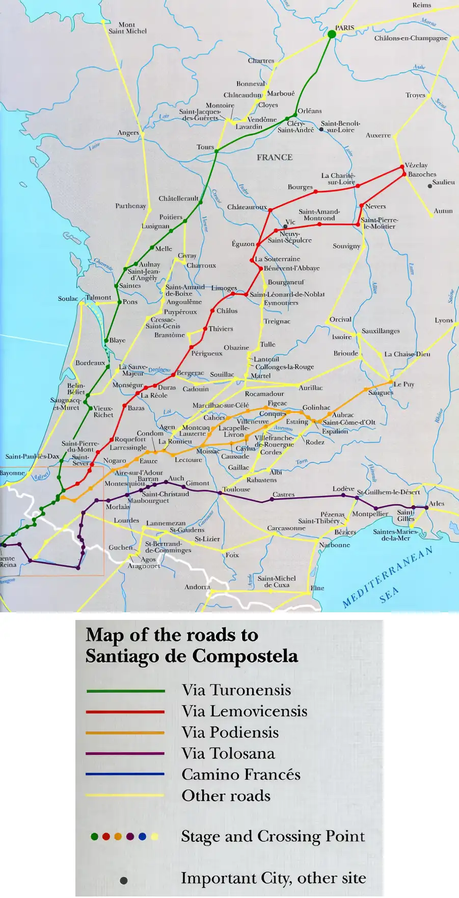 Vezelay Map Vezelay Map