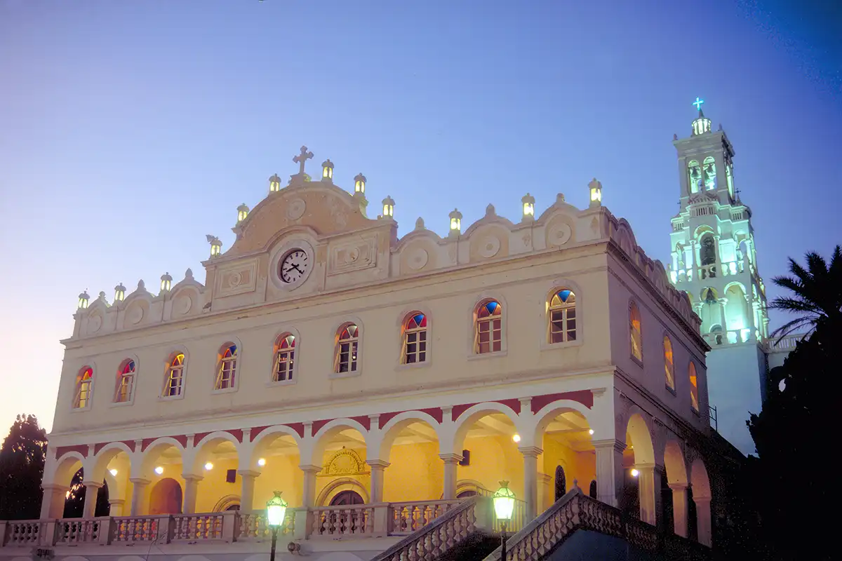 Church of the Megalohari, Tinos Island, Greece Church of the Megalohari, Tinos Island, Greece