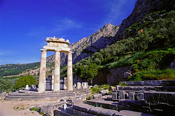 The Tholos Temple, Sanctuary of Athena Pronaia, Delphi