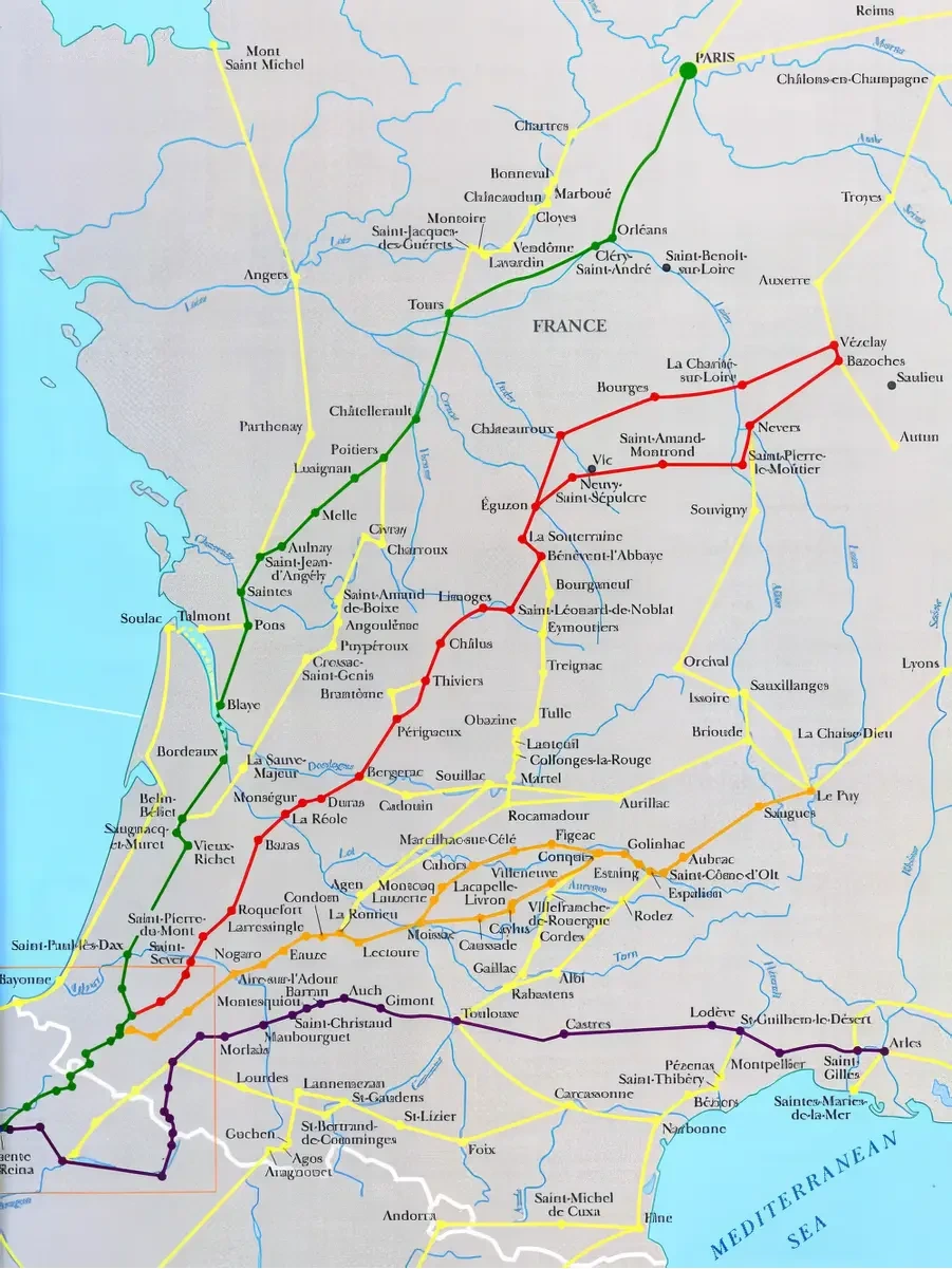 Vezelay Map