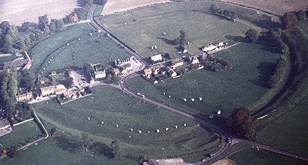 avebury aerial view