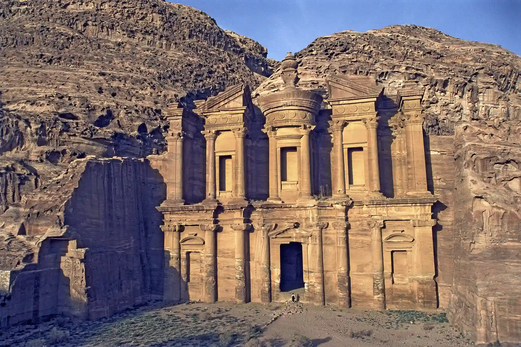 Detail of El Deir, Nabataean Temple