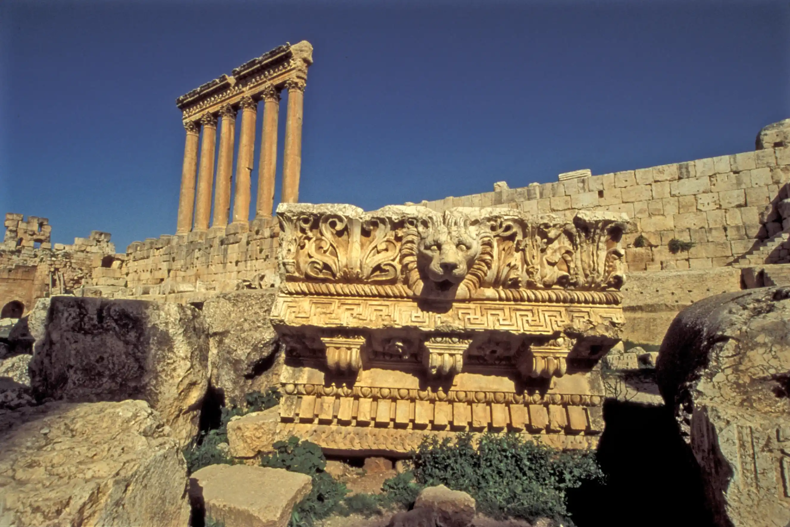 Roman structures at pre-Roman site of Baalbek Roman structures at pre-Roman site of Baalbek