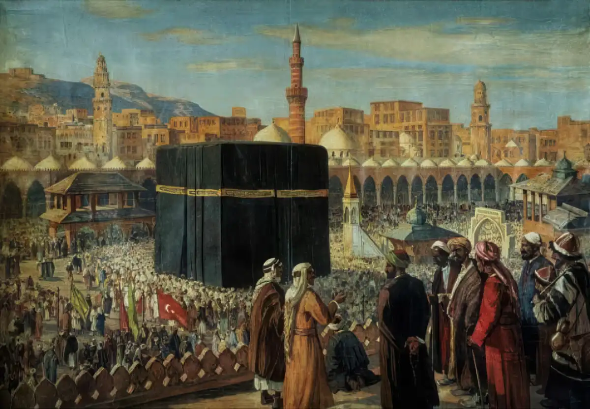 Painting of the Ka'ba, Mecca Painting of the Ka'ba, Mecca