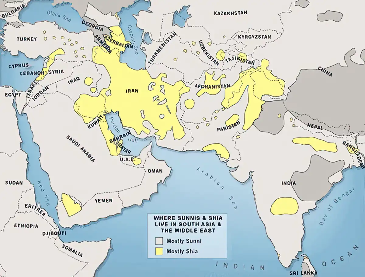 Sunni / Shia Distribution in the Middle East Sunni / Shia Distribution in the Middle East
