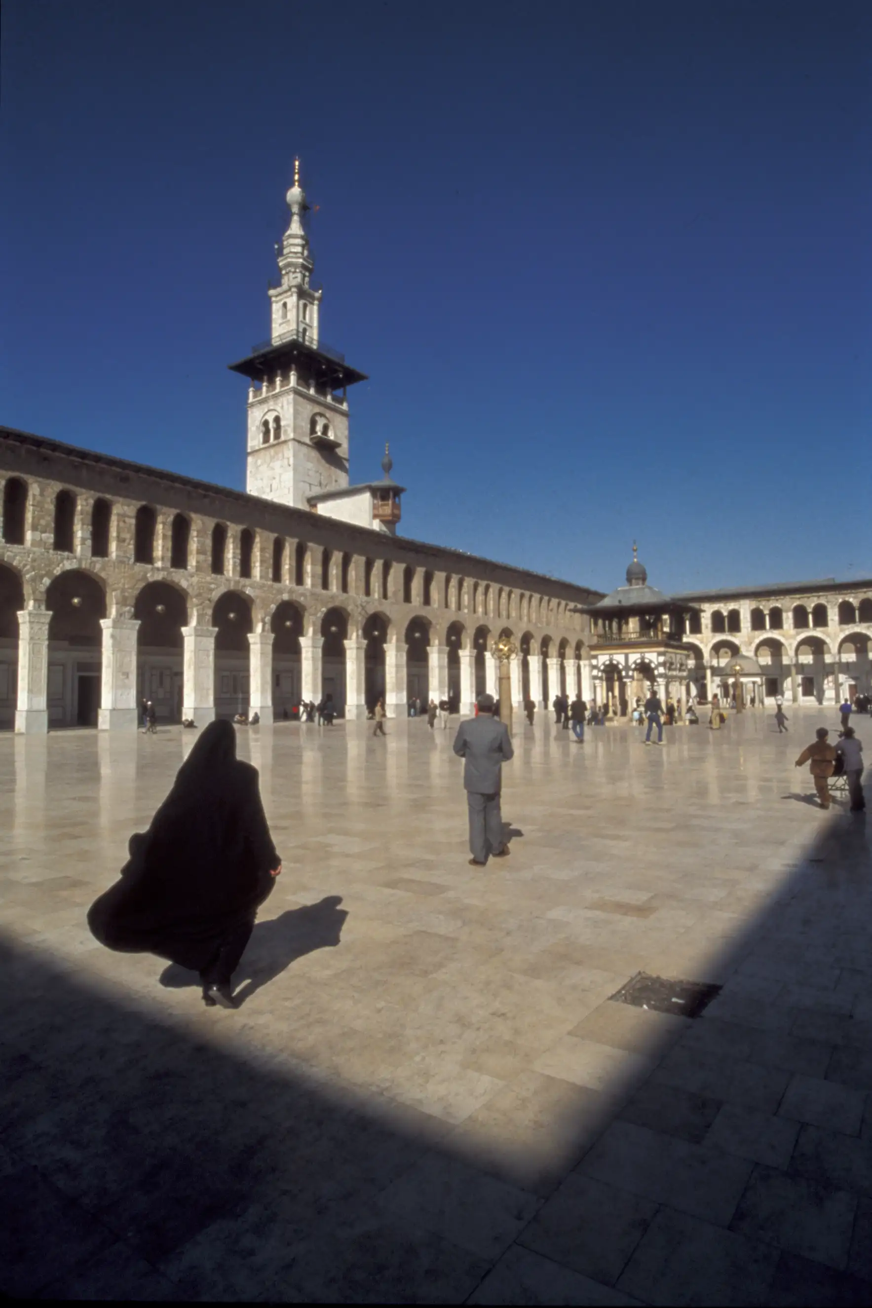 Interior of the courtyard, The Great Mosque, Damascus Interior of the courtyard, The Great Mosque, Damascus