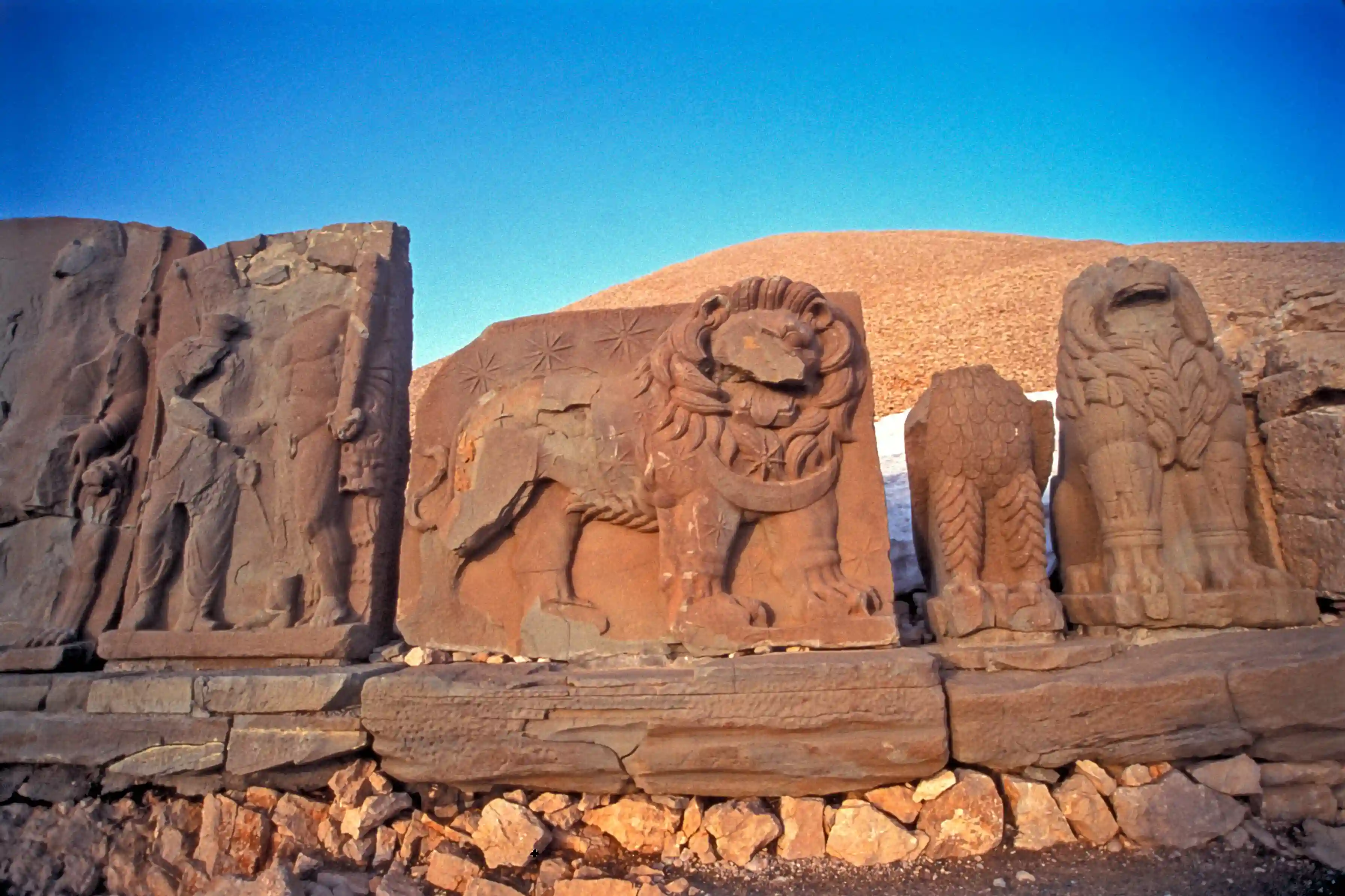 Mytholigical figures with astrological and astronomical significance, Nemrut Dagi Mytholigical figures with astrological and astronomical significance, Nemrut Dagi