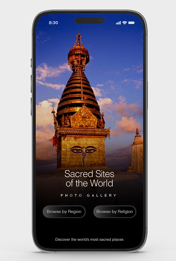Sacred Sites Mobile App Preview