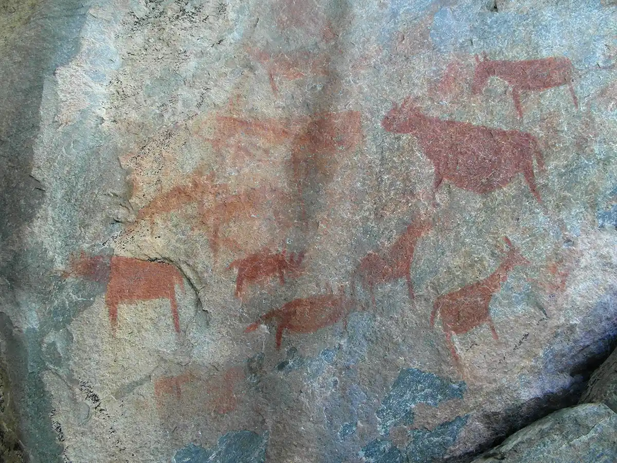 Tsodilo Hills Cave Painting