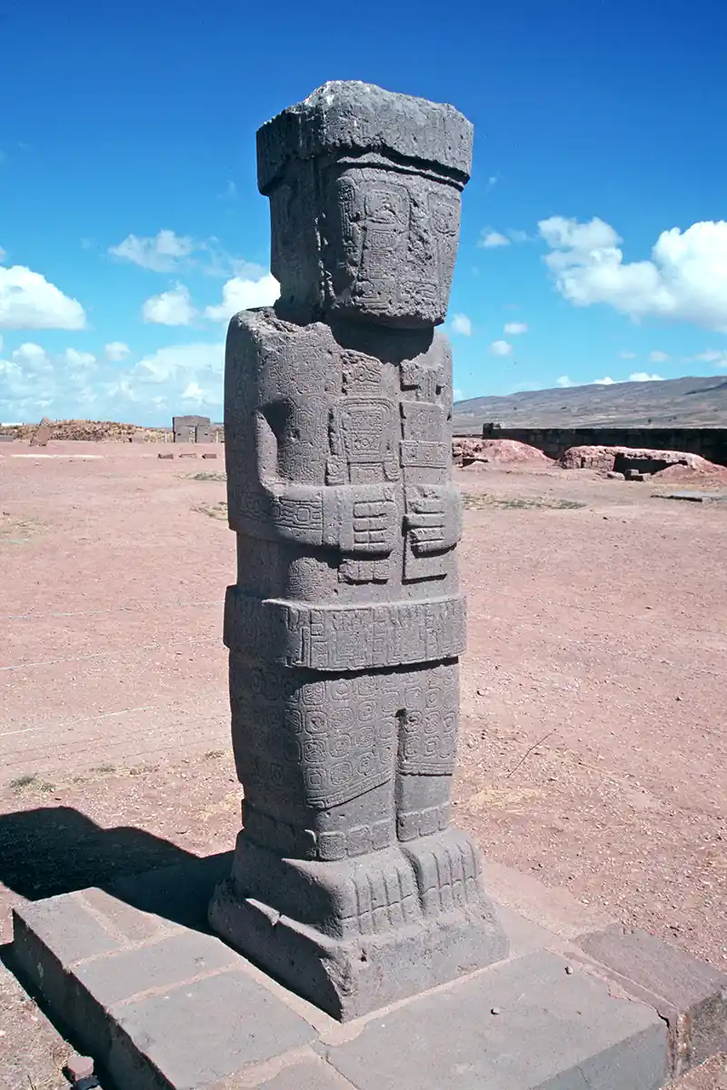 Stela 8, Kalasasaya temple, Tiahuanaco Stela 8, Kalasasaya temple, Tiahuanaco