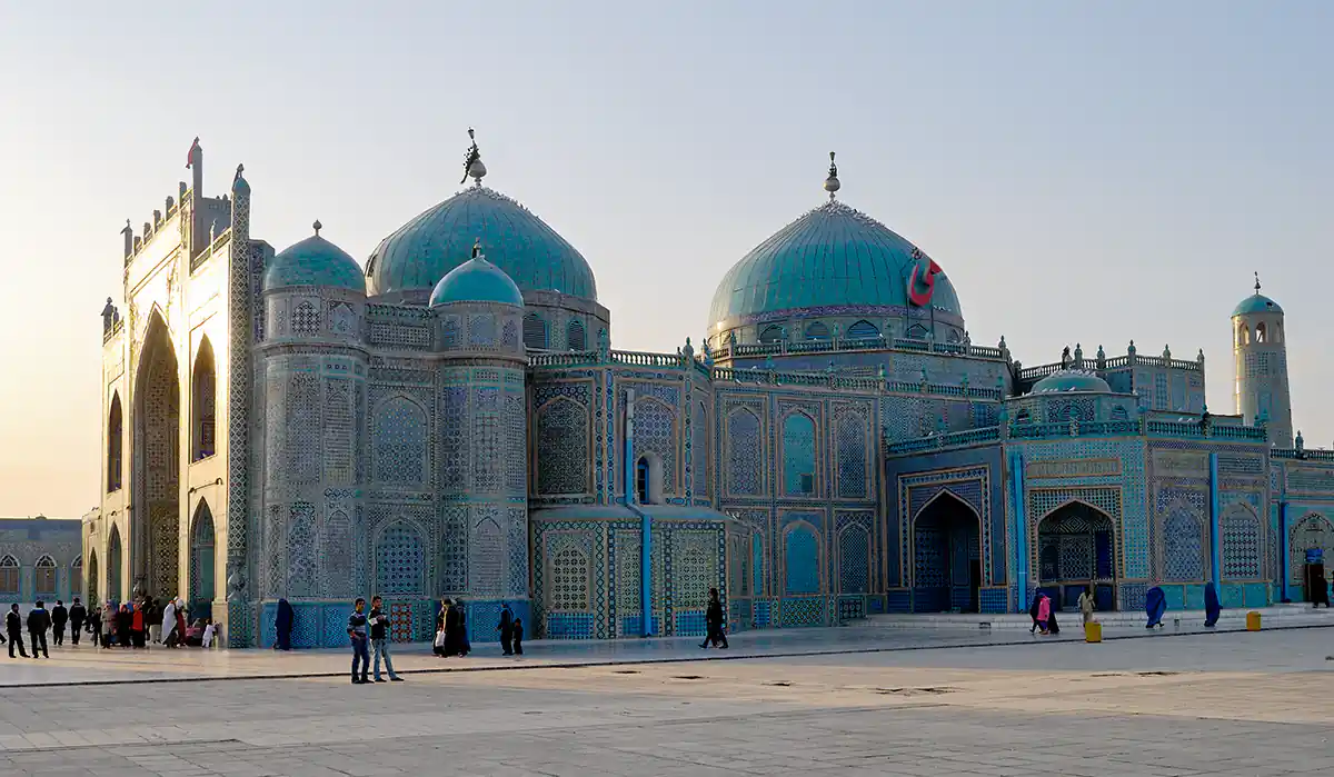 The Blue Mosque of Mazari Sharif