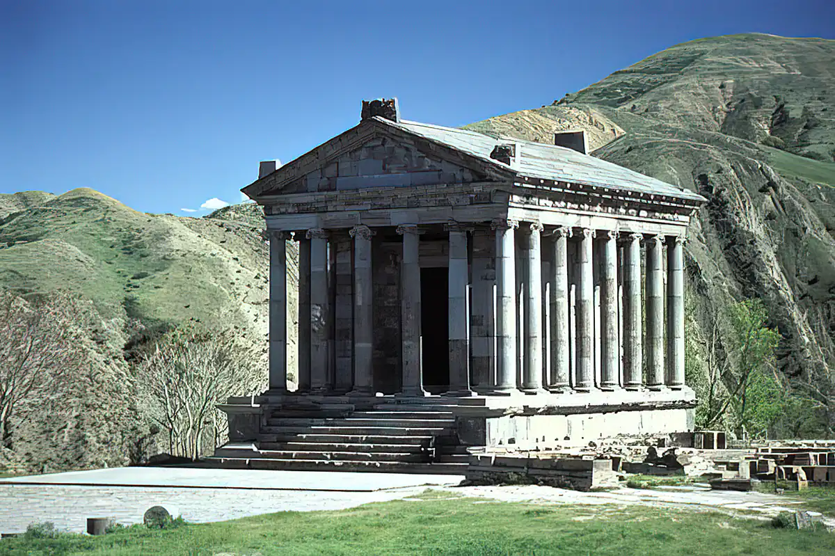 Reconstruction of ancient pagan temple of Garni Reconstruction of ancient pagan temple of Garni