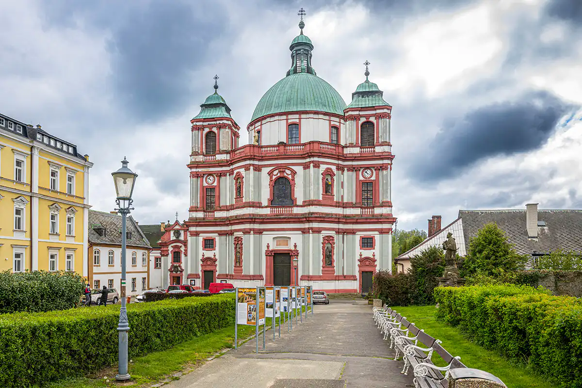 Basilica of St. Lawrence and St. Zdislava, Jablonné v Podještědí, Czech Republic Basilica of St. Lawrence and St. Zdislava, Jablonné v Podještědí, Czech Republic