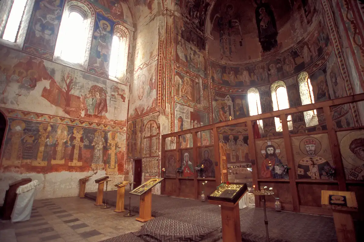 Interior of the church of Gelati, Kutaisi Interior of the church of Gelati, Kutaisi