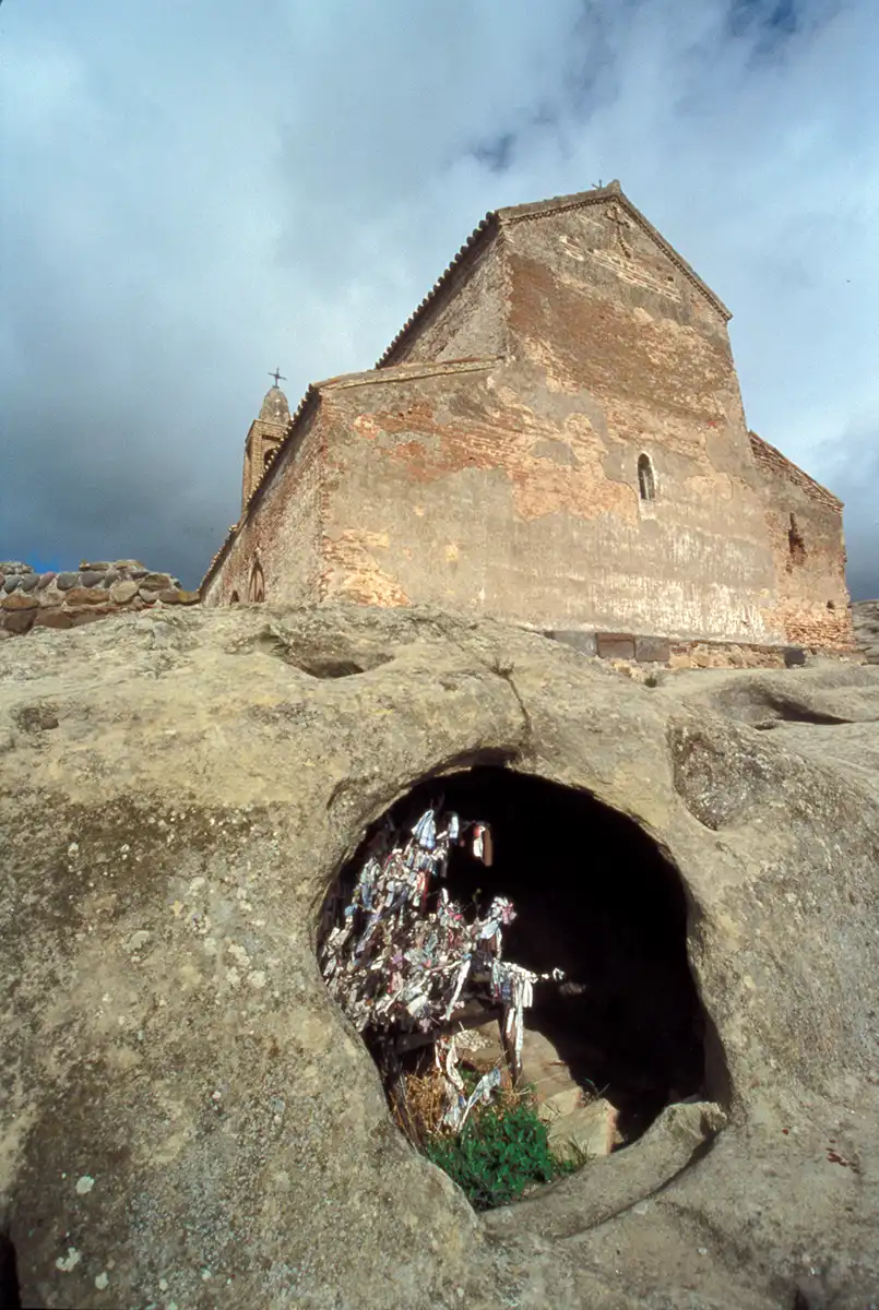 Christian church at pagan site of Uplistsikhe Christian church at pagan site of Uplistsikhe